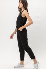 Load image into Gallery viewer, Salona Tie Waist Jumpsuit
