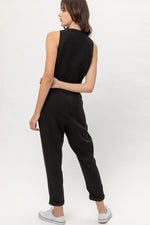 Load image into Gallery viewer, Salona Tie Waist Jumpsuit
