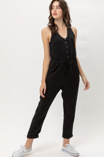 Load image into Gallery viewer, Salona Tie Waist Jumpsuit
