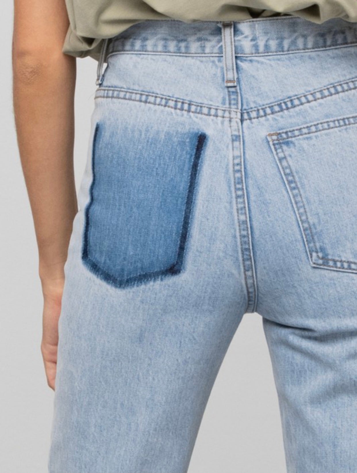 Nina High Waist Straight Leg Jeans