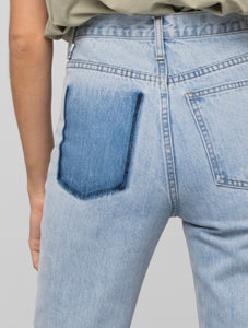 Nina High Waist Straight Leg Jeans