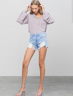 Load image into Gallery viewer, My Shorty Denim Ripped Shorts
