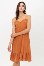 Load image into Gallery viewer, Pumpkin Spice Midi Dress
